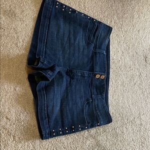 Guess Dark Blue Jean Shorts